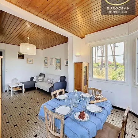 빌라 04094-lacanau Ocean - Authentique Canaulaise Centenaire Avec Grand Jardin - 7 Pers. Mae-0971 *